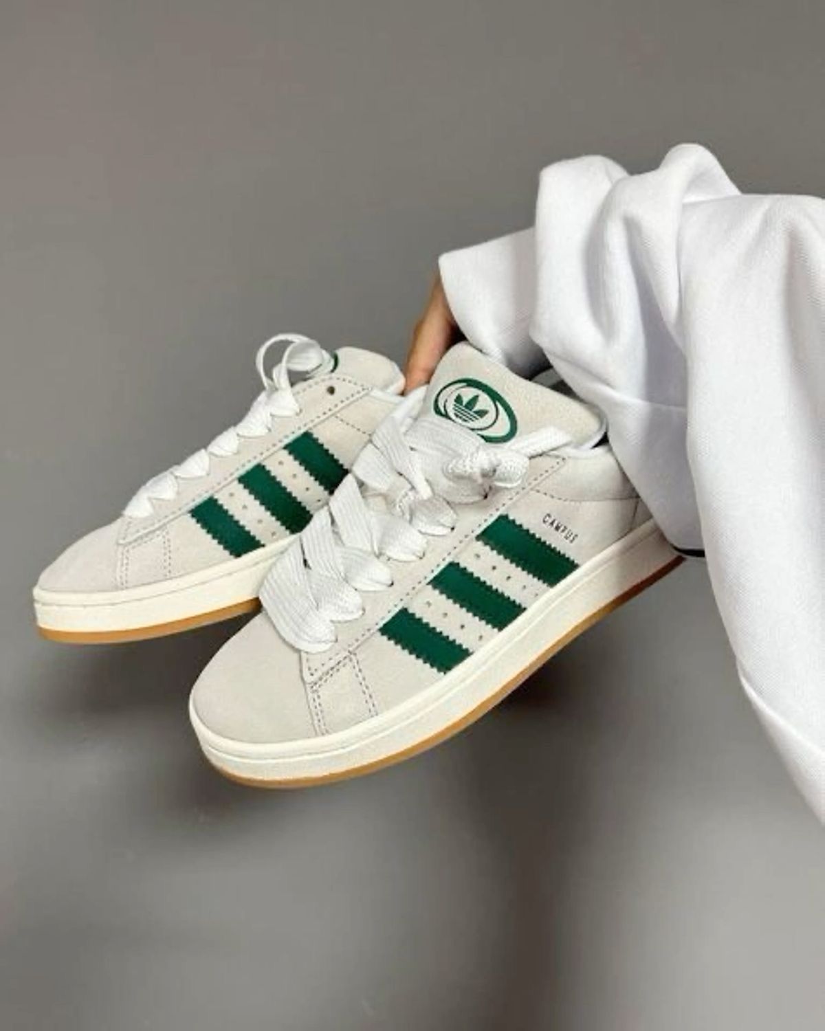 adidas gazelle silver green womens Ad originals campus grey green – VDLUXURYWORLD