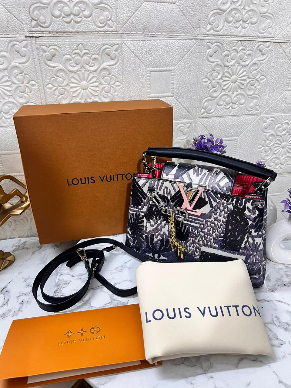 LV high quality leather bag
