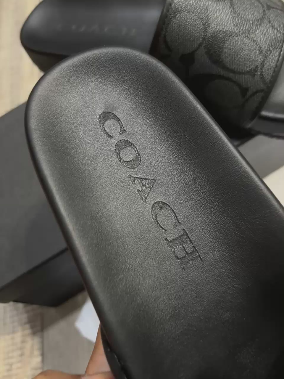 Authentic leather quality slipper