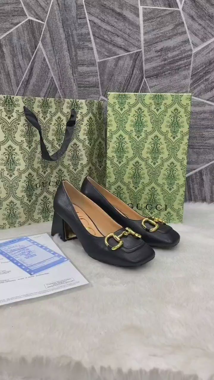 GG Horsebit 75MM Pump Heels