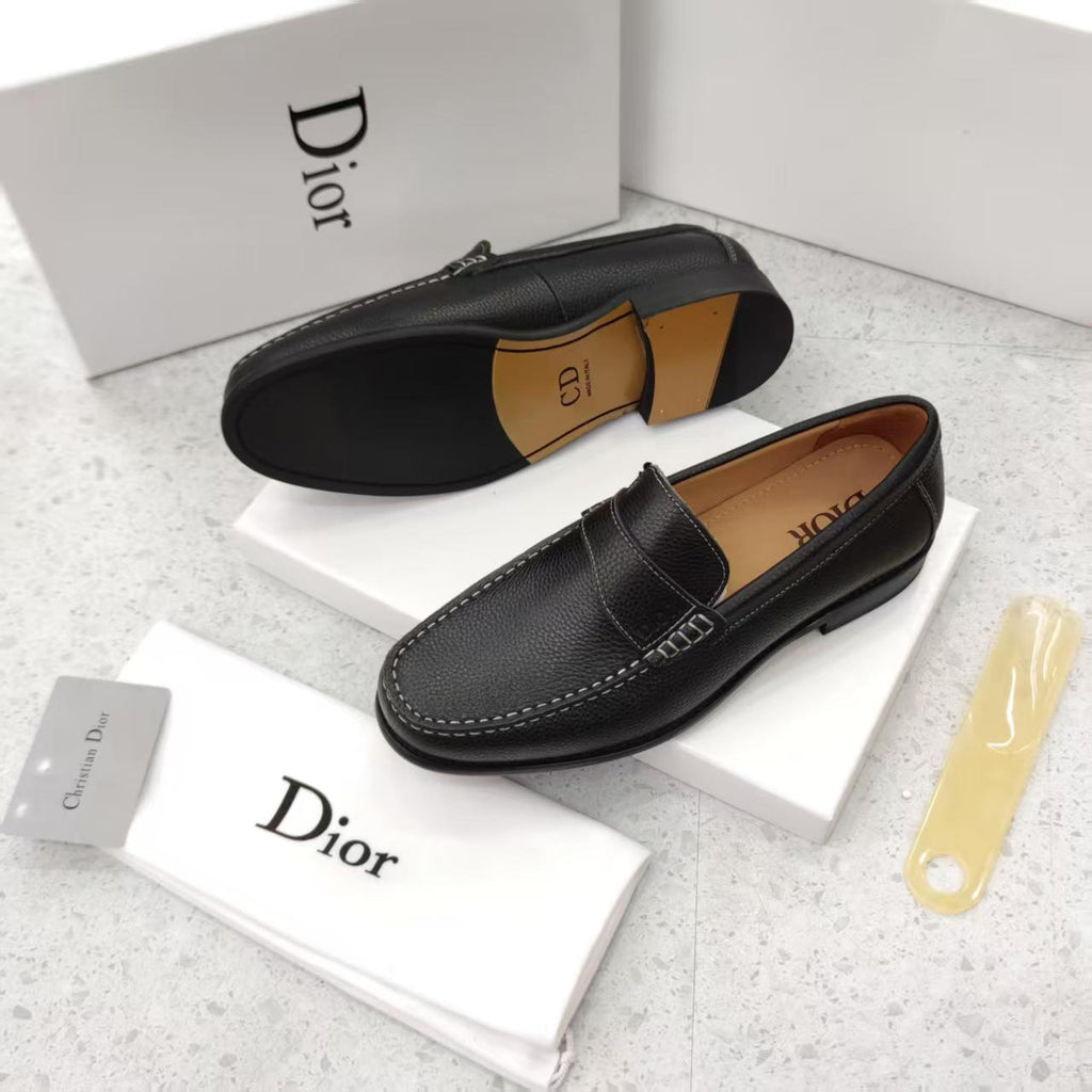 High end quality calf leather loafer