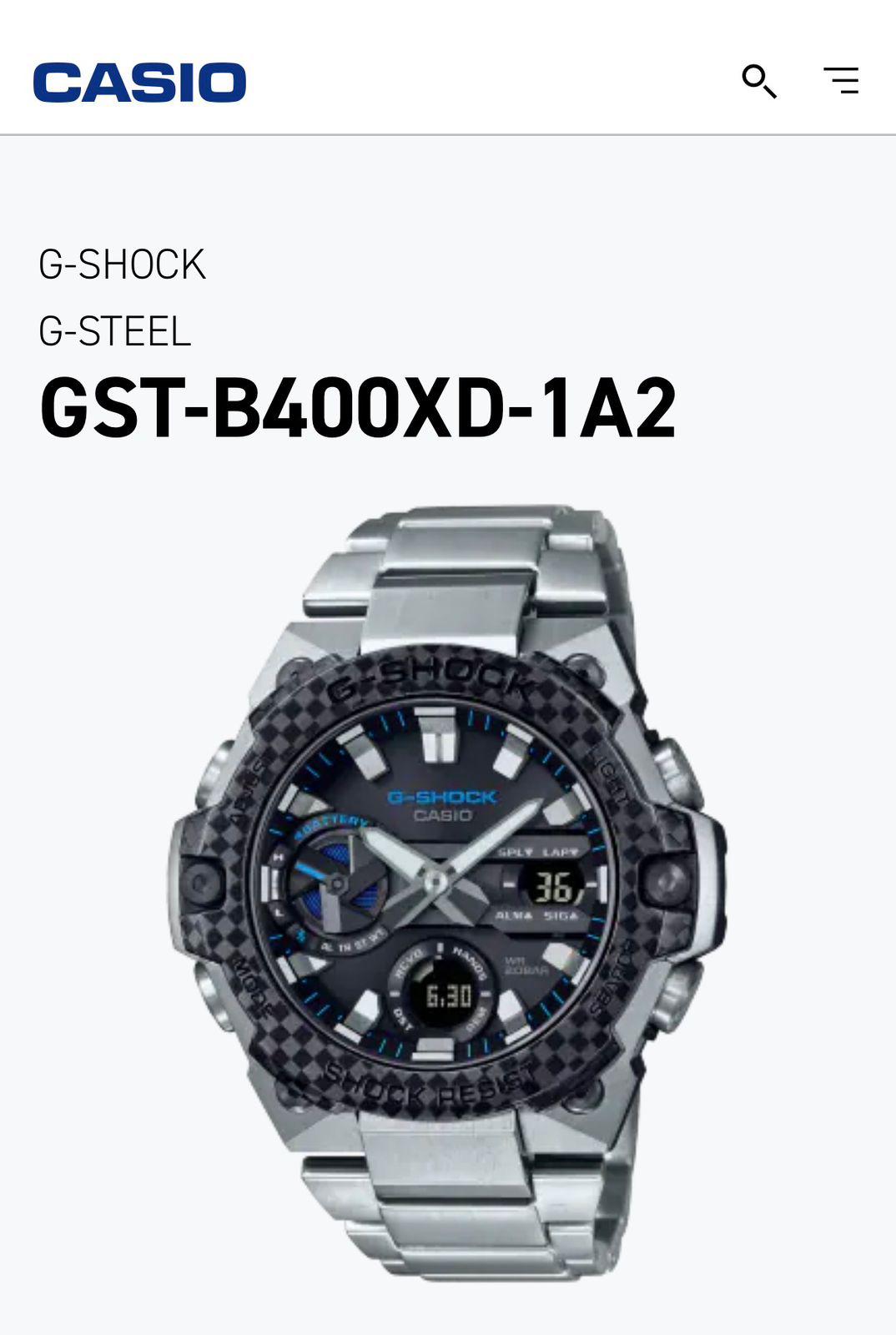G-steel series watch