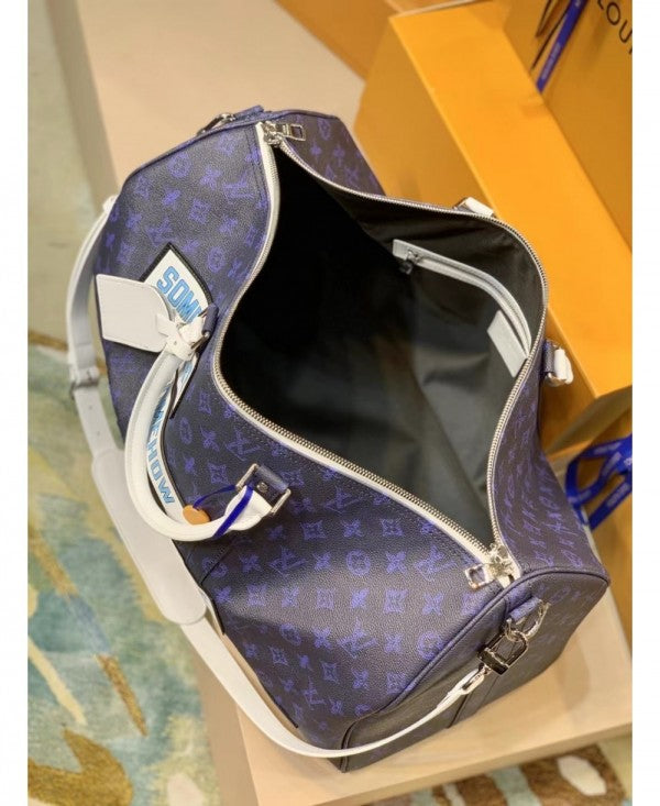 Monogram unisex duffle bag