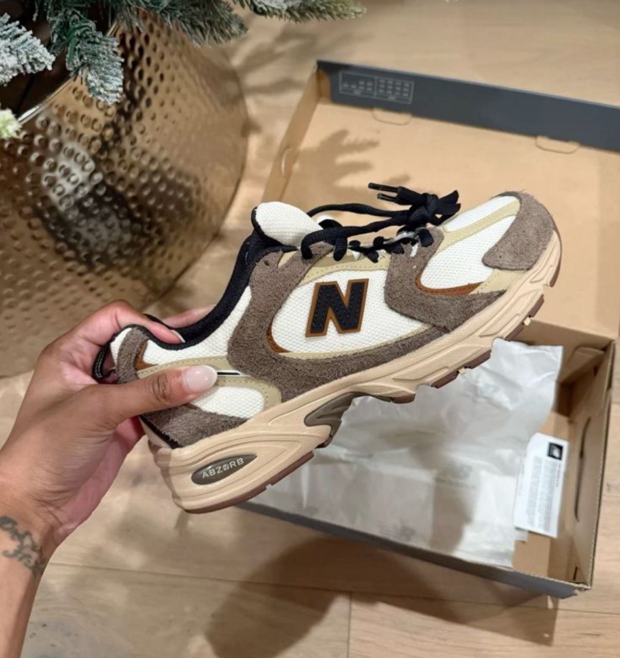 New balance 530 brown mushroom