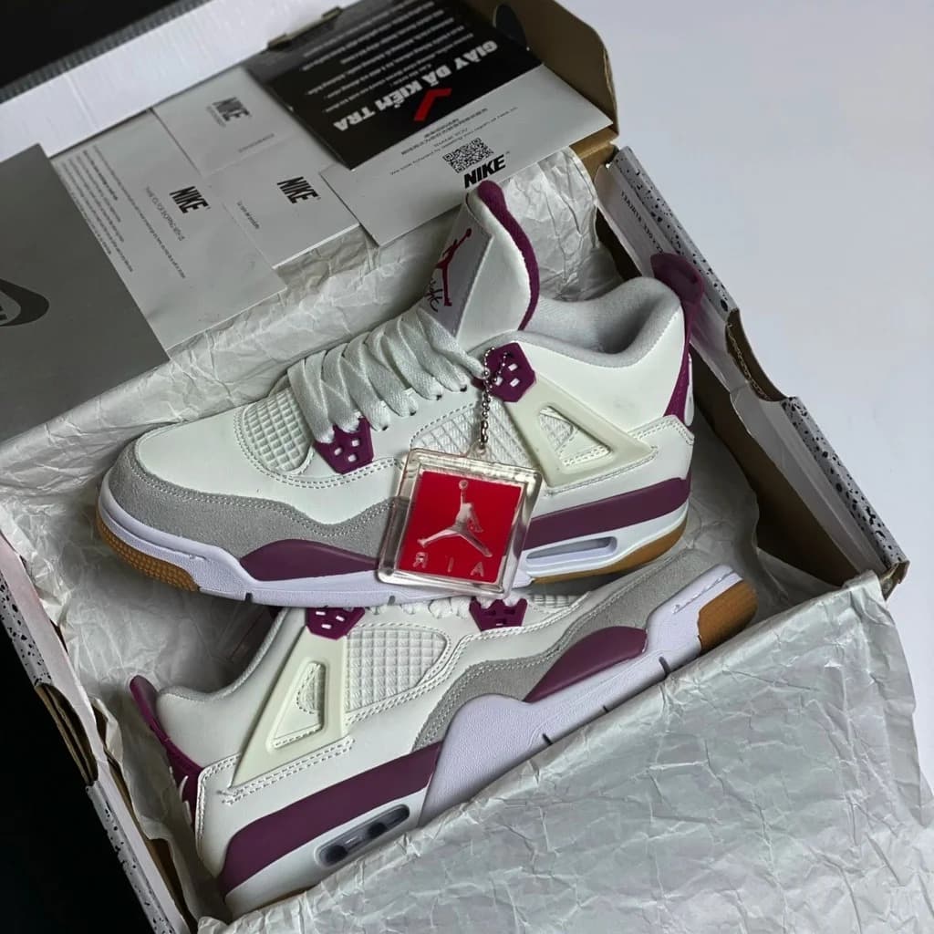 AJ retro 4 fantasy purple semi ua sneaker