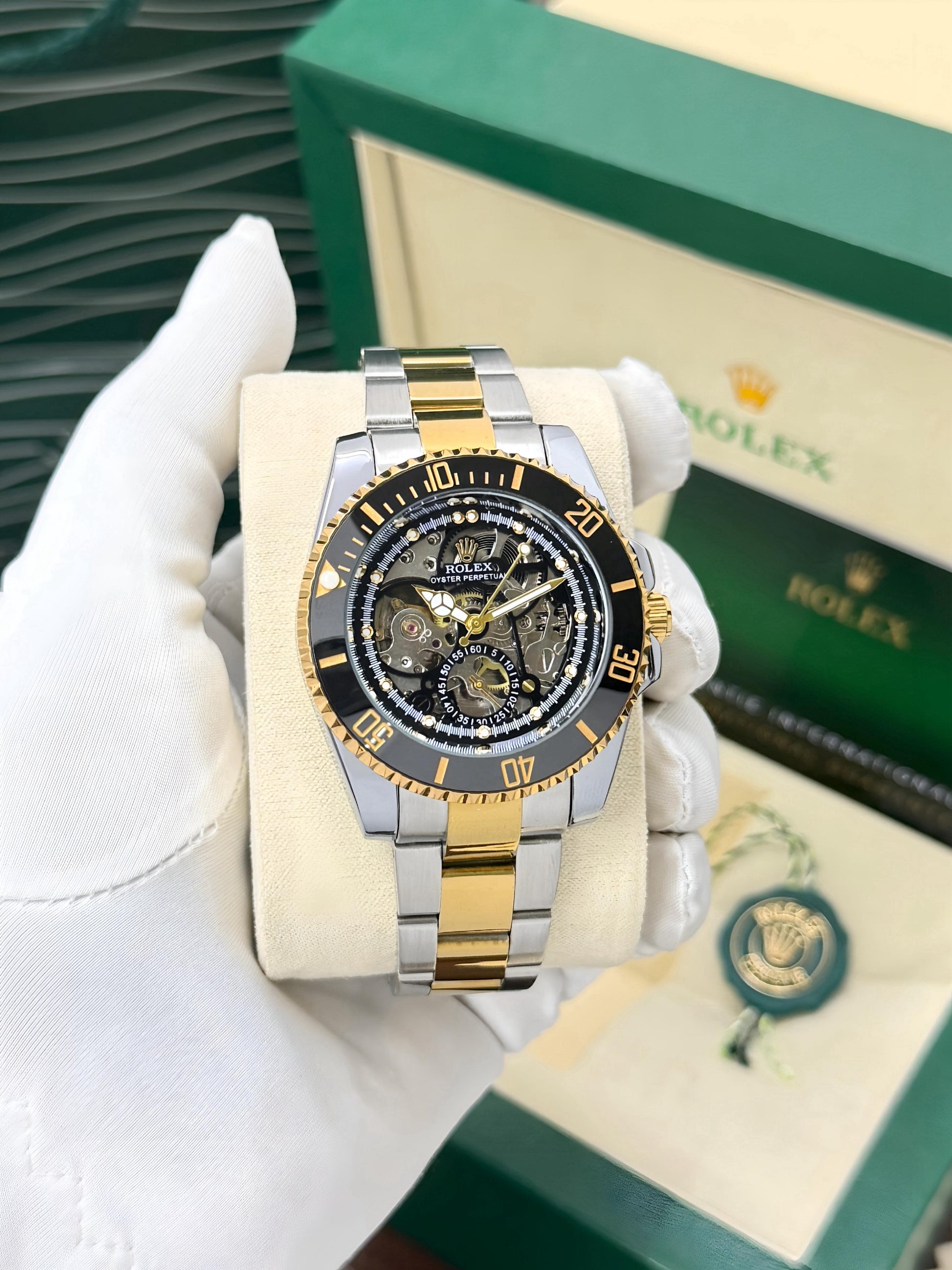 Skeleton Face Automatic watch