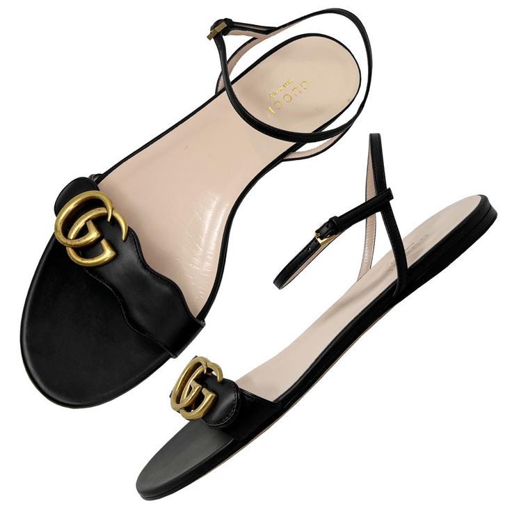 GG MARMONT FLAT SANDALS