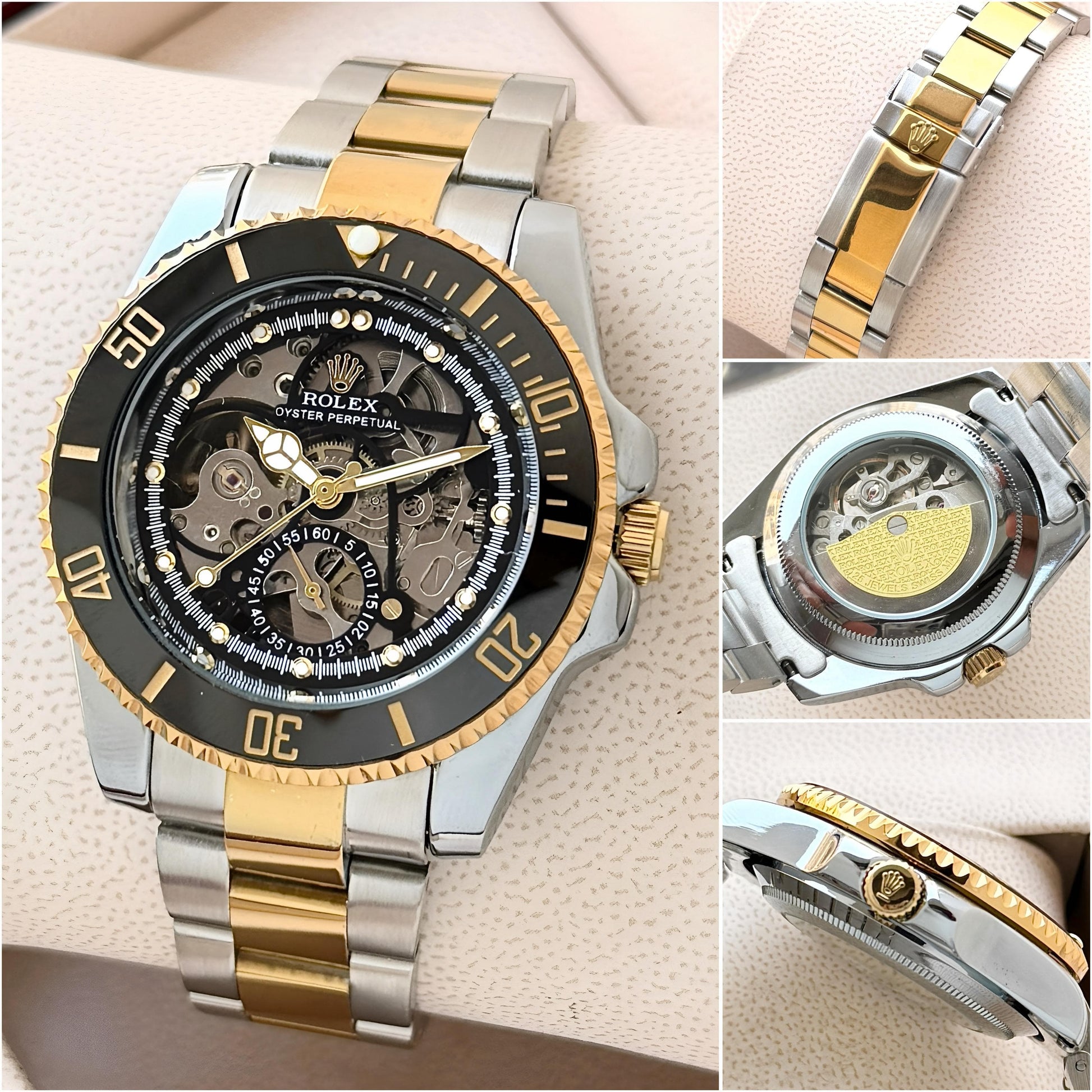 Skeleton Face Automatic watch