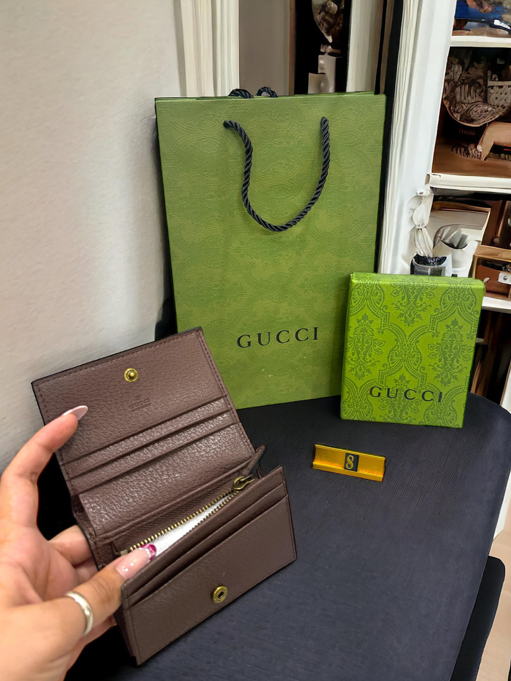 GG small bi-fold wallet