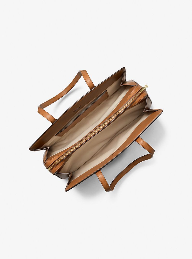 MK JET SET SIGNATURE TOTE BAG