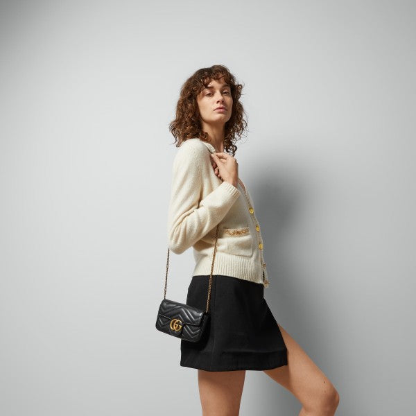 GG marmont mini matelasse shoulder bag