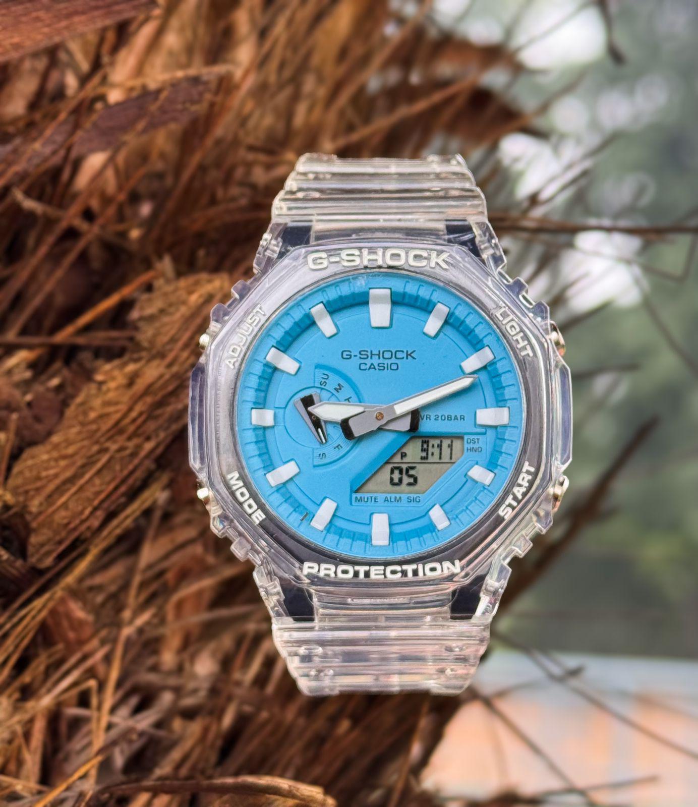 Transparent unisex watch