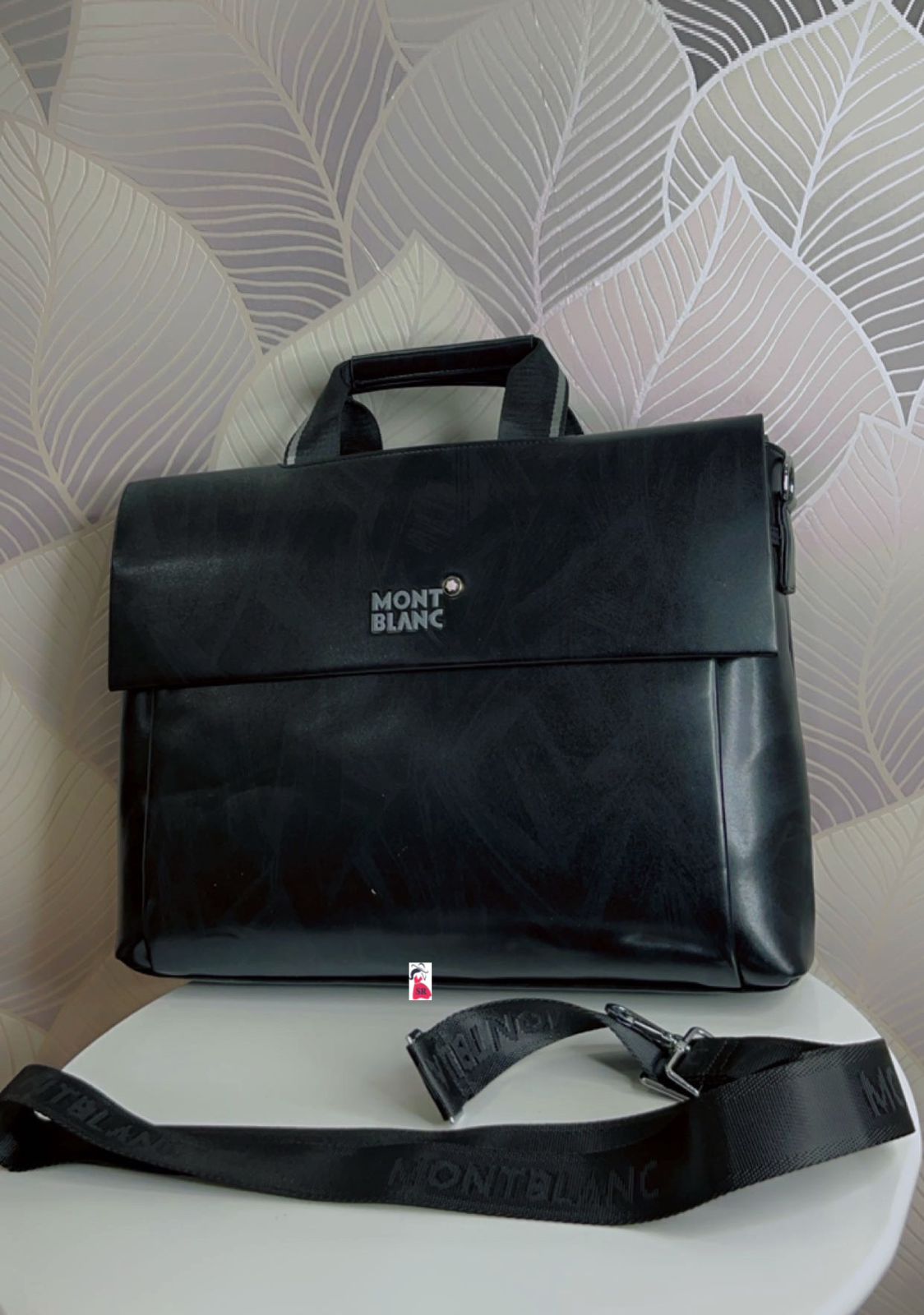 MB LEATHER LAPTOP BAG