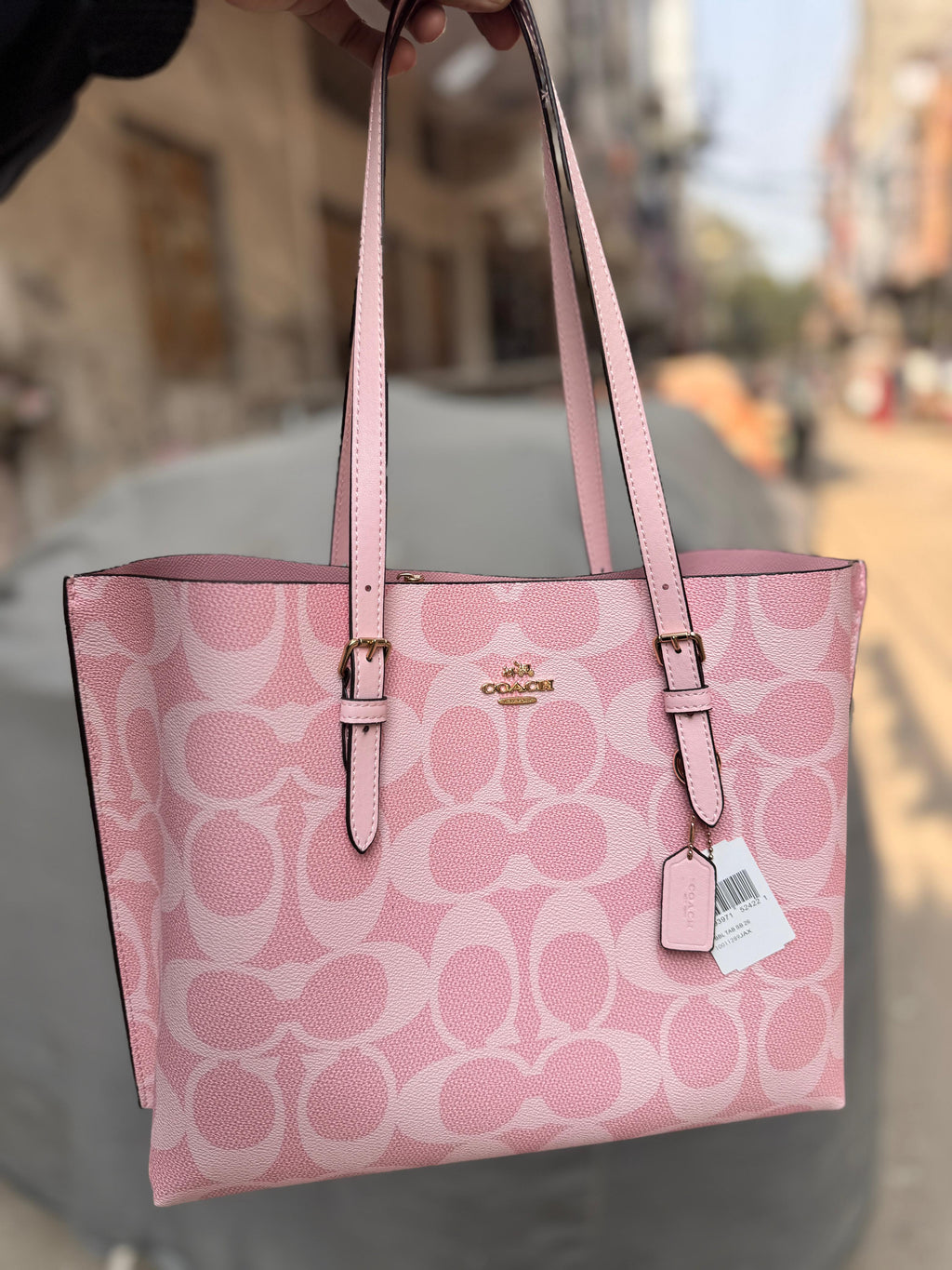 PINK TOTE BAGS FOR HER