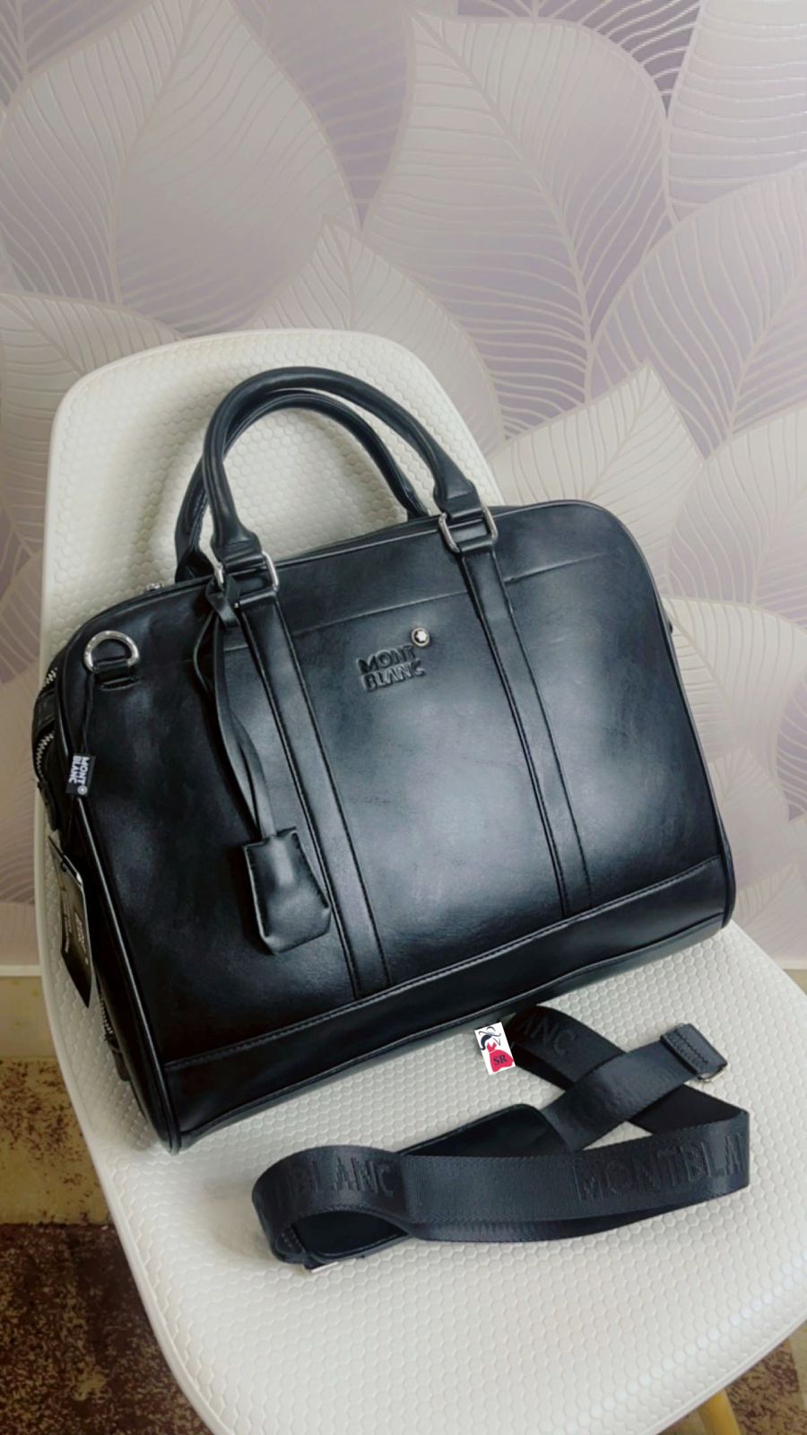MB LEATHER LAPTOP BAG