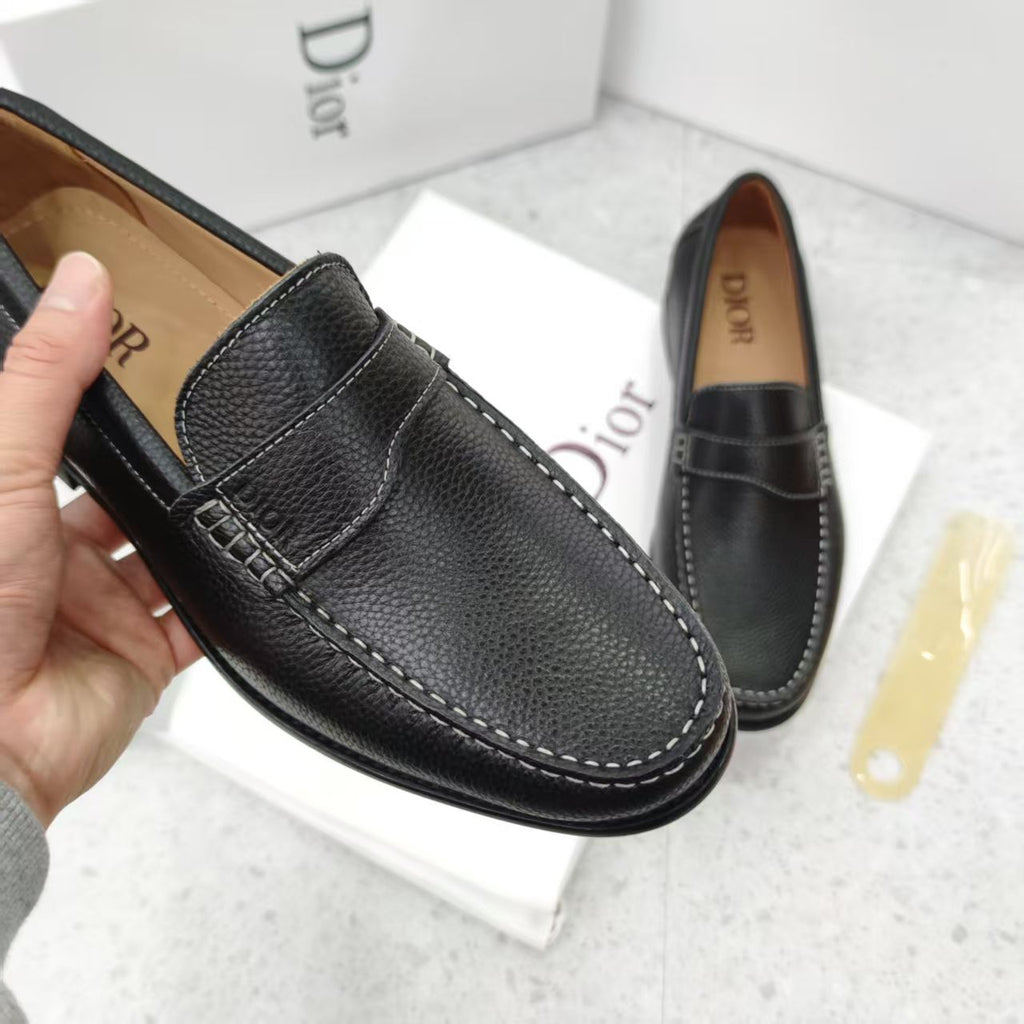 High end quality calf leather loafer