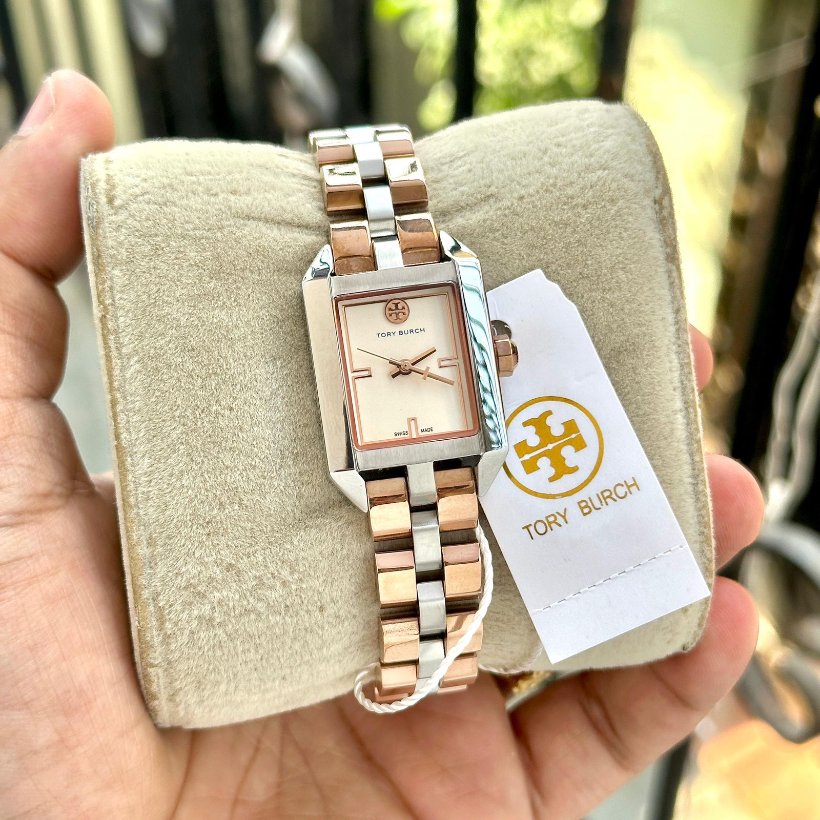 TB two-tone swiss watch