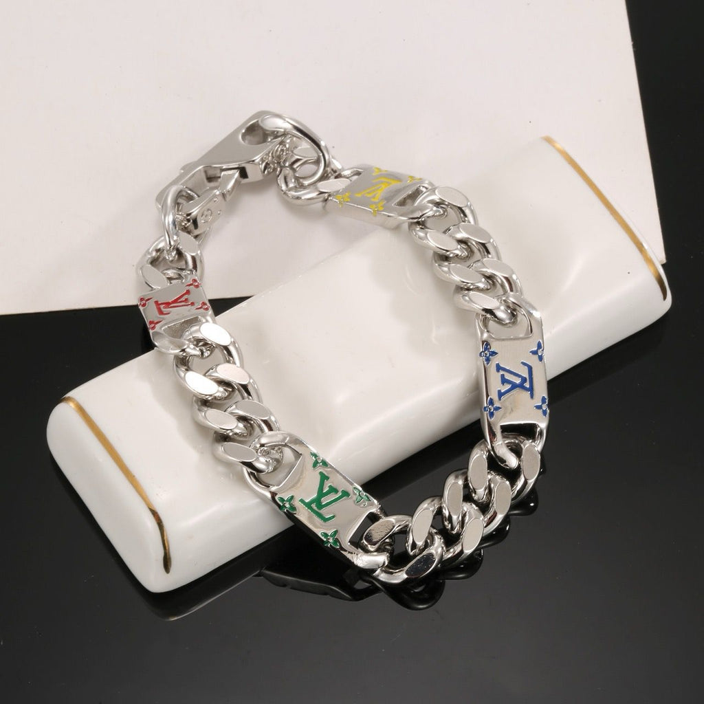 Luxury heavy chain bracelet