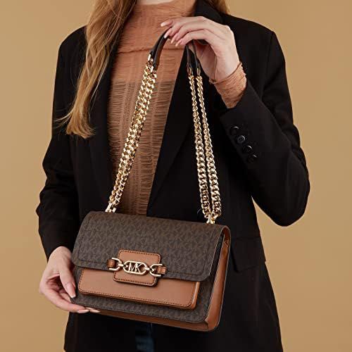 Mk heather leather shoulder bag