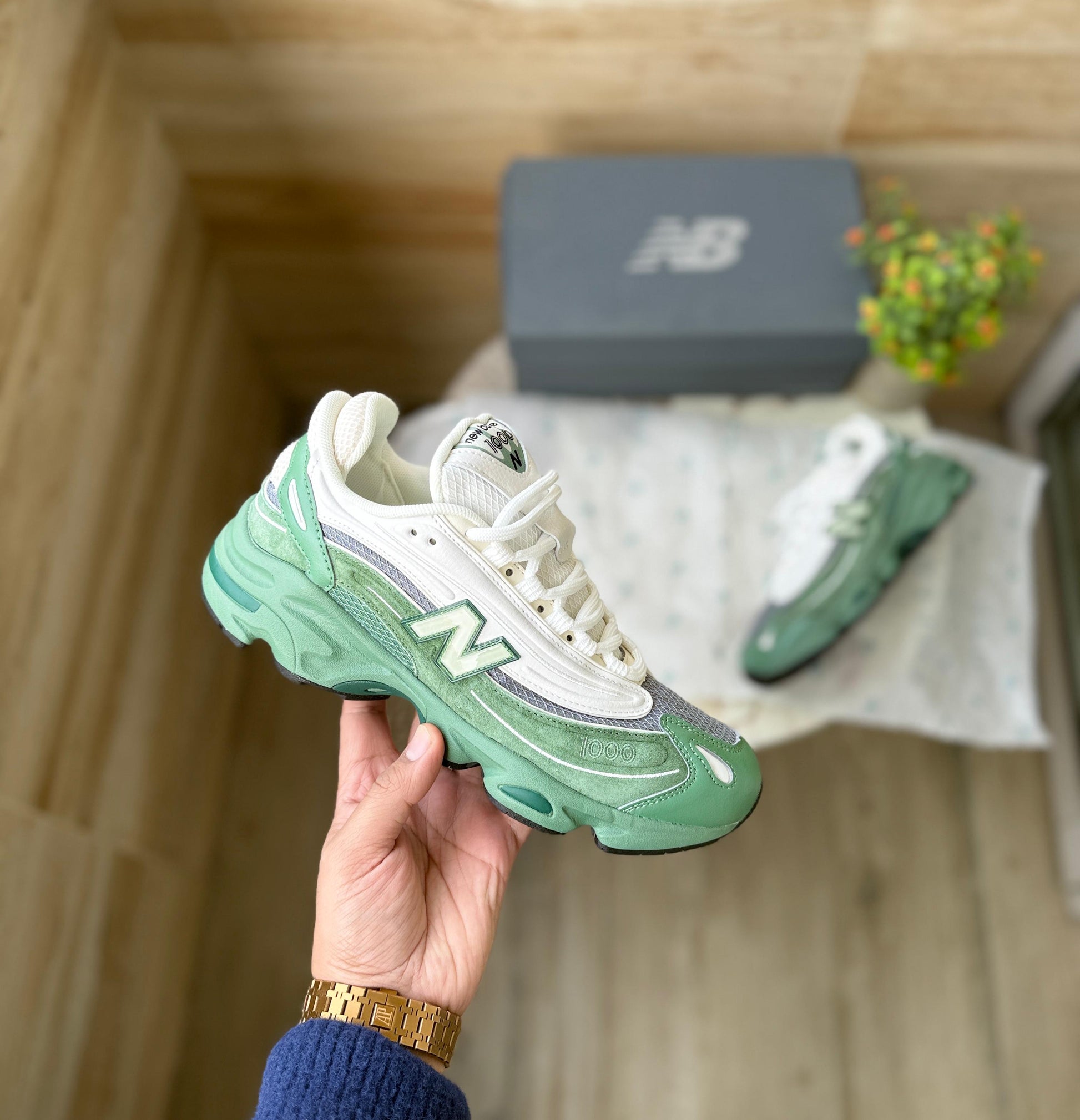 NB 1000 mallard green