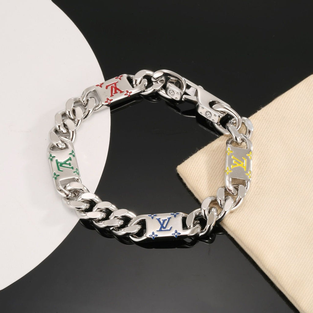 Luxury heavy chain bracelet