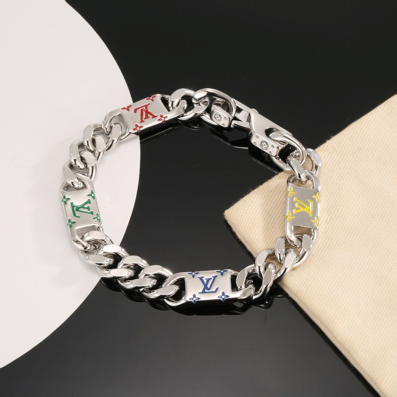 Luxury heavy chain bracelet