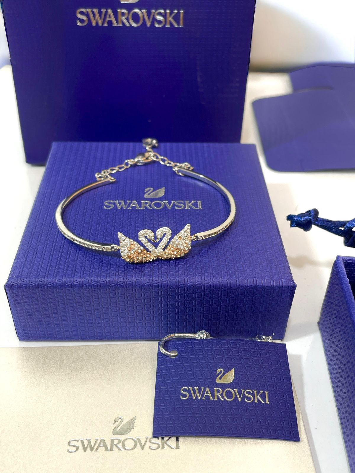 Swarovski signature swan bracelets