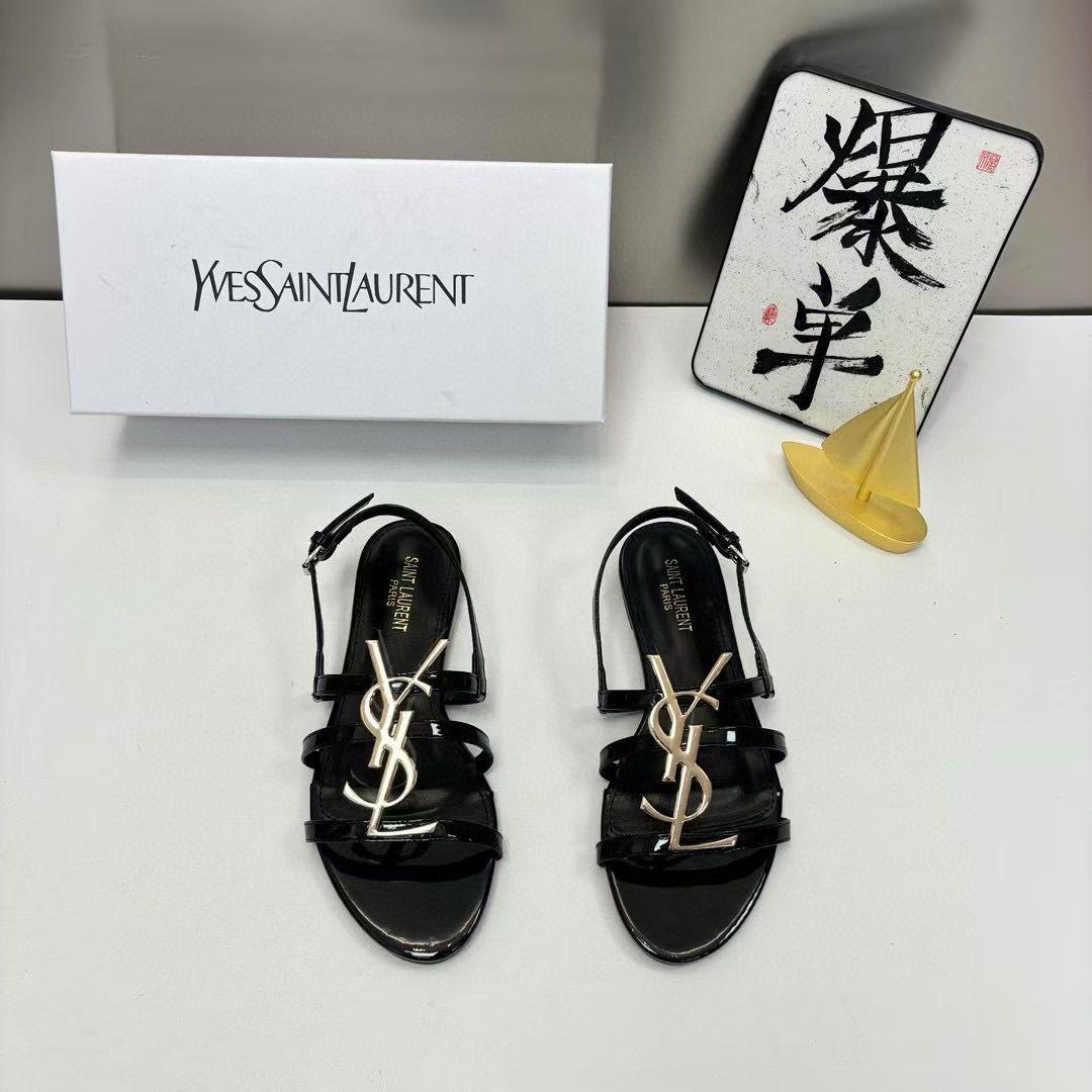 YSL flat sandals