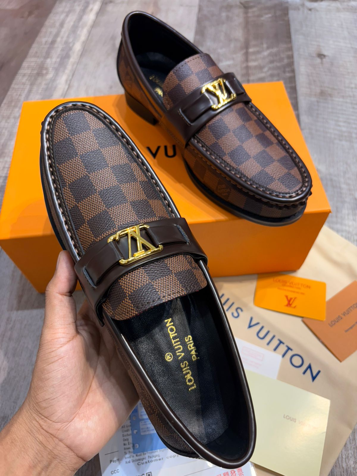 High end quality calf leather shoes