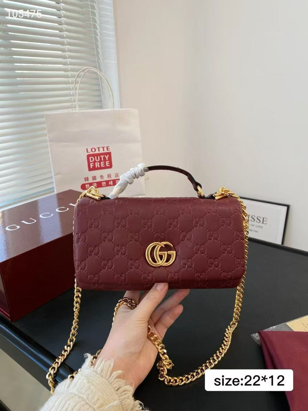 GG top handle shoulder bag