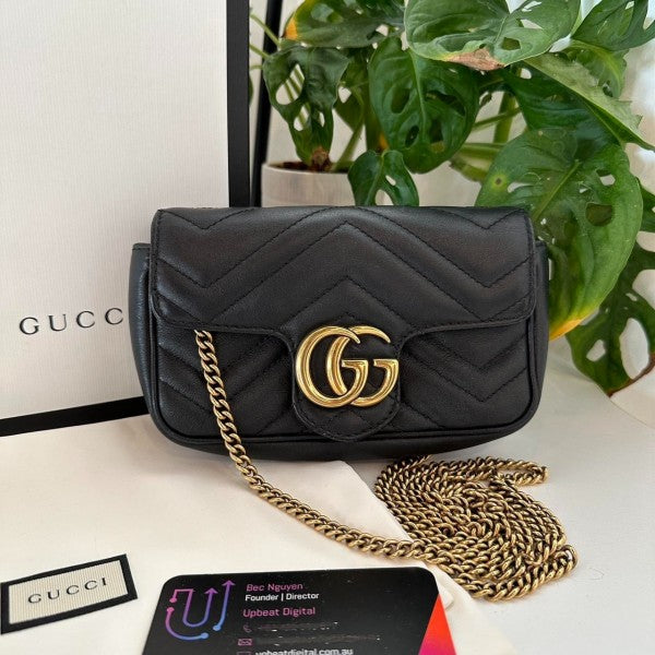GG marmont mini matelasse shoulder bag