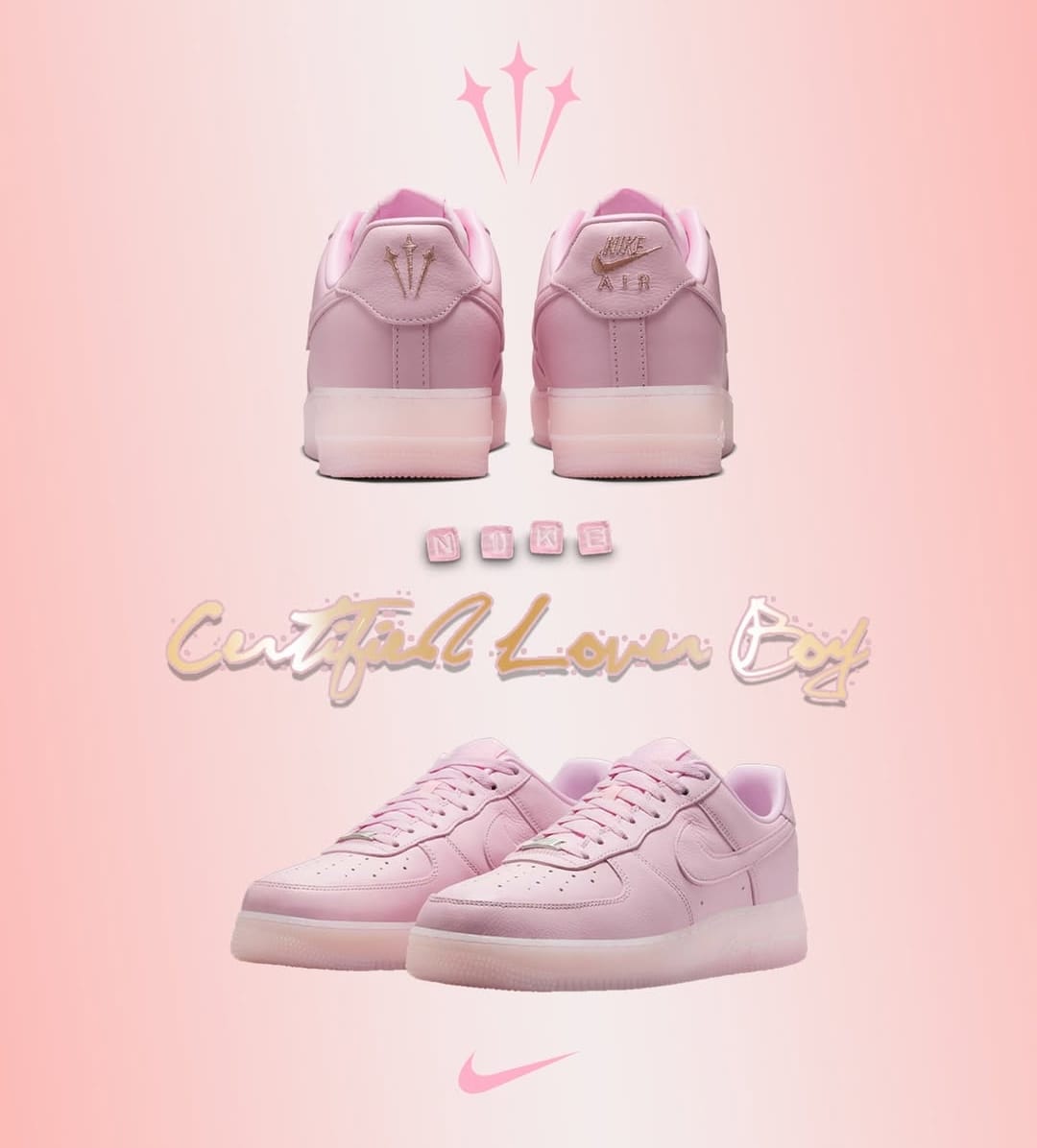 Nocta Air Force 1 Low Pink