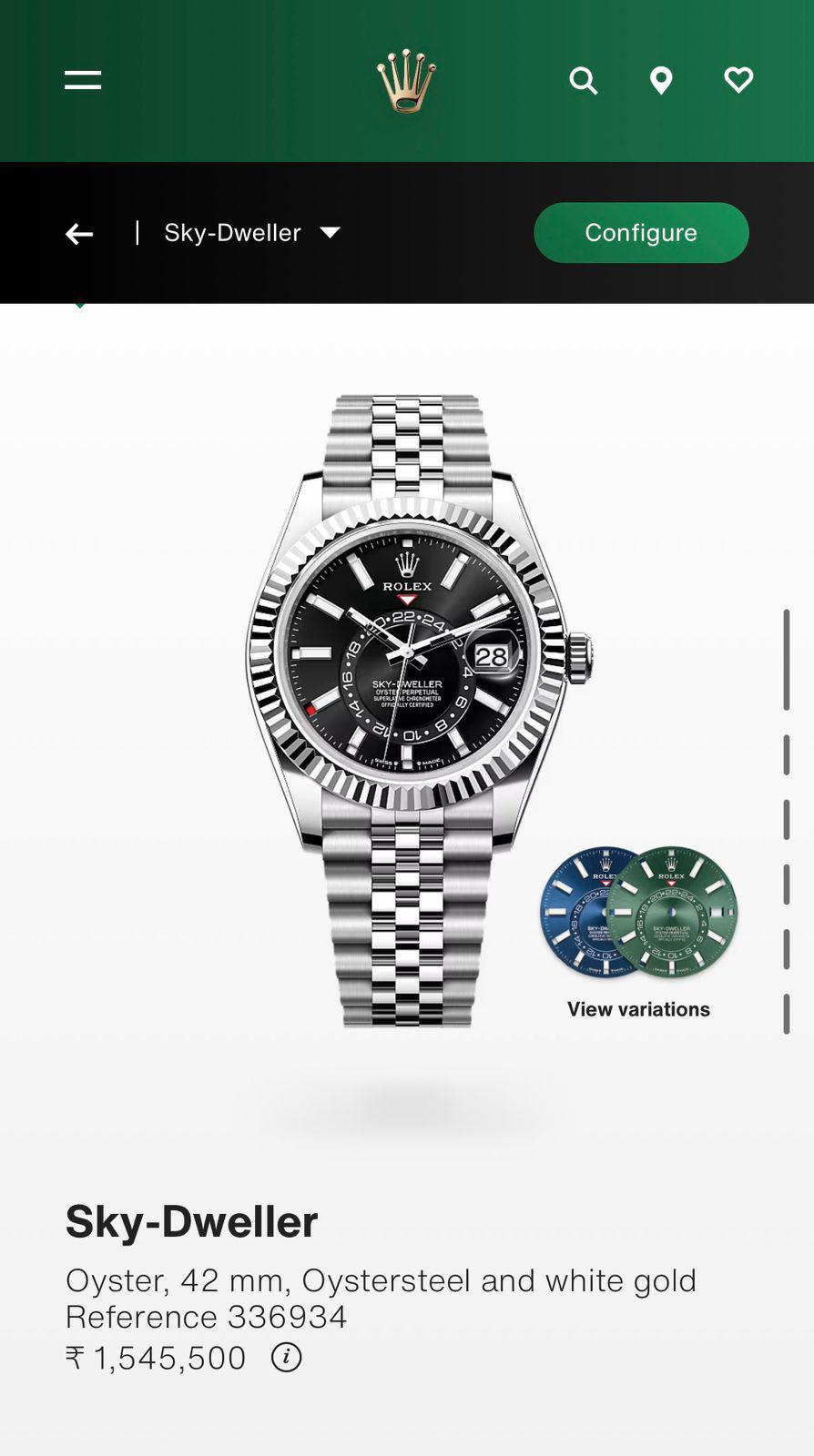 Luxury edition watch