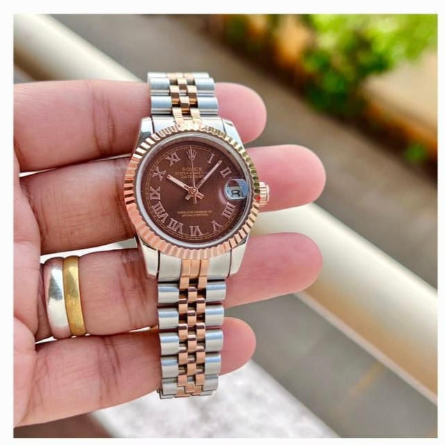 WOMEN'S DATEJUST ROSE GOLD WATCH