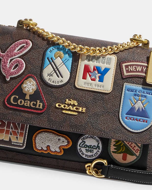 Signature coated canvas and smooth leather