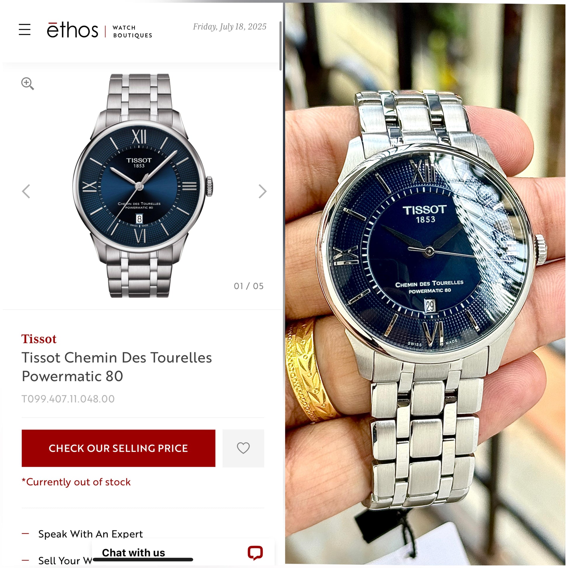 Luxury edition watch