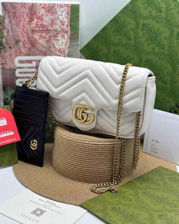GG With Pouch Premium Shoulder Bag