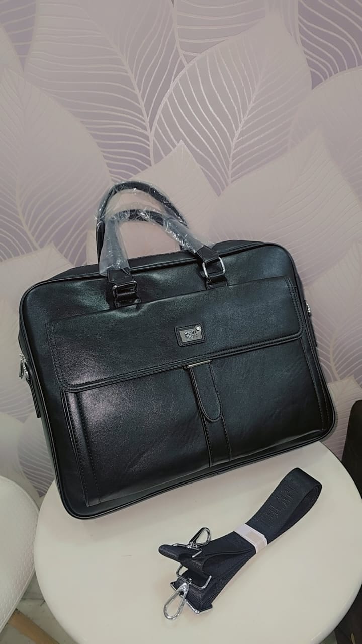 MB LEATHER LAPTOP BAG