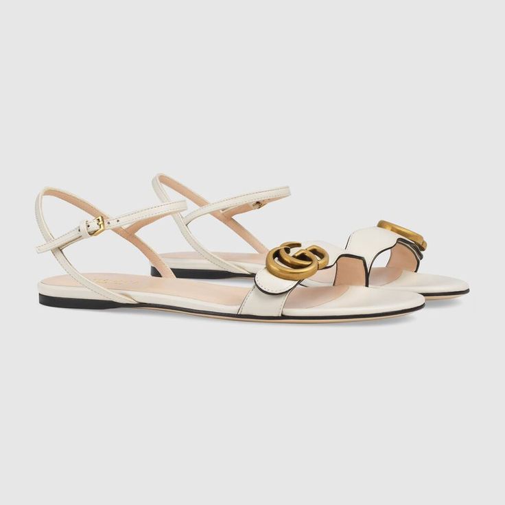 GG MARMONT FLAT SANDALS