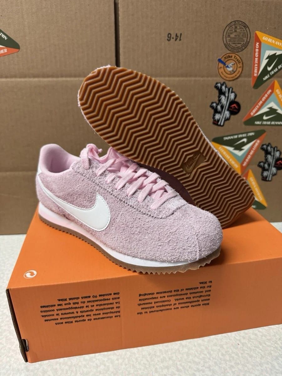 Cortez pink foam shoe