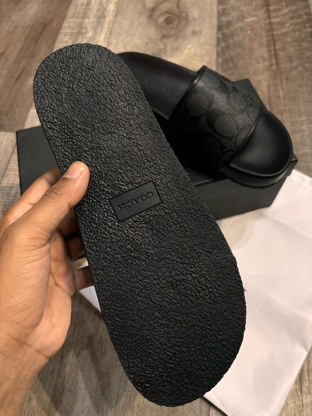 Authentic leather quality slipper