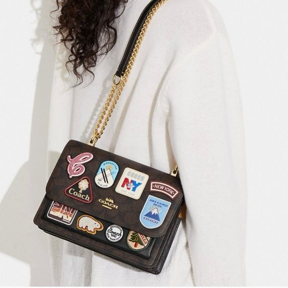 Signature coated canvas and smooth leather