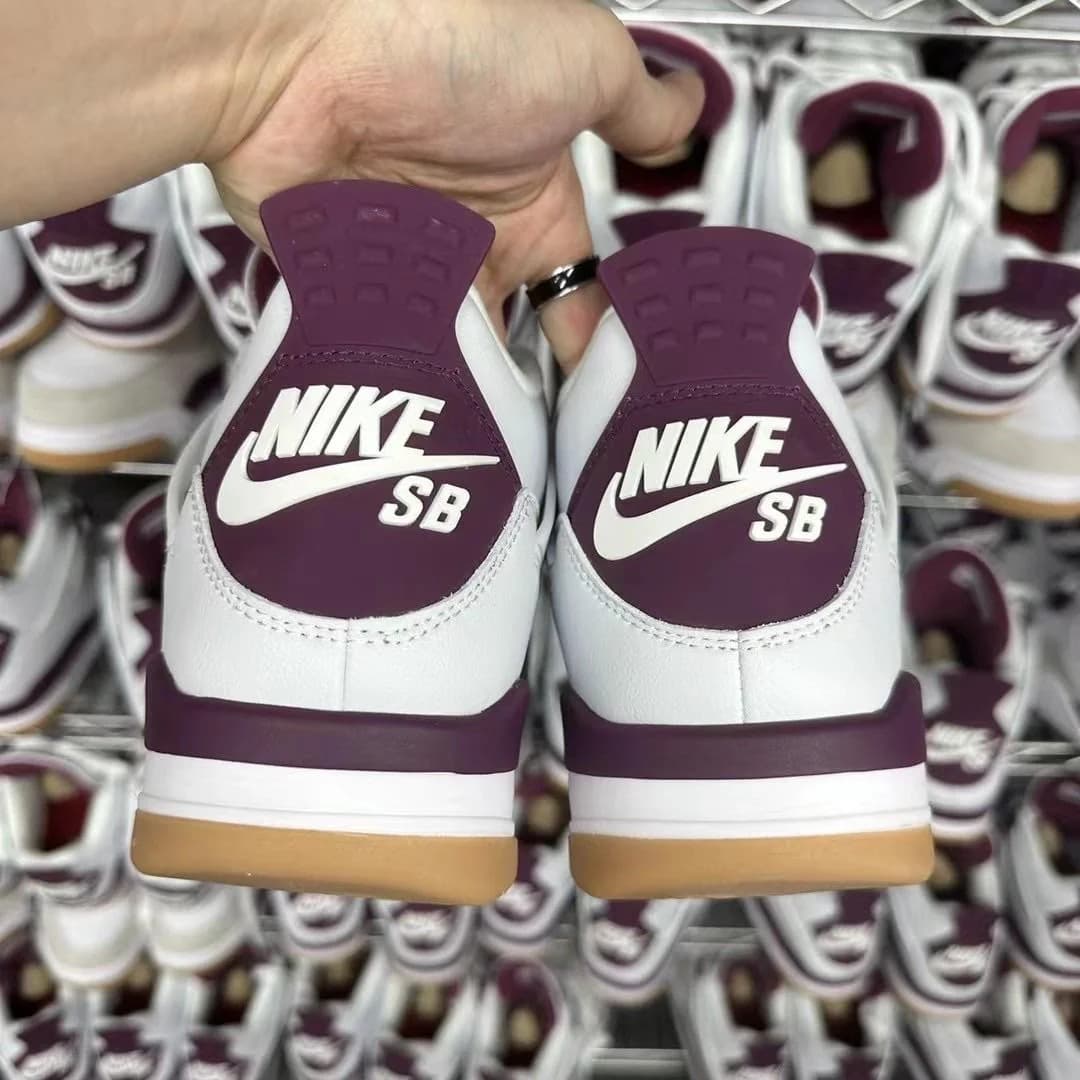 AJ retro 4 fantasy purple semi ua sneaker