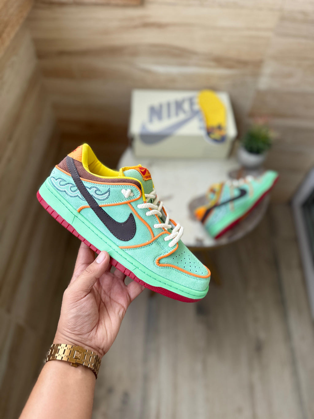 SB dunk rodeo tourmaline