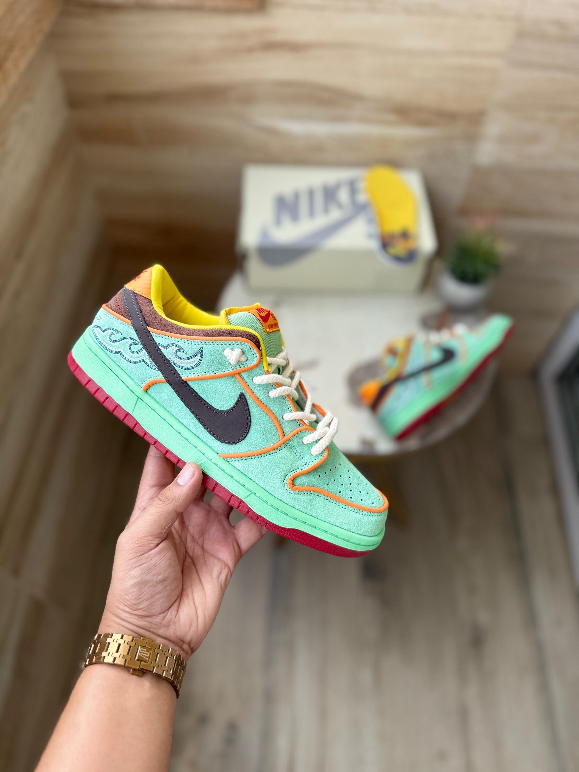 SB dunk rodeo tourmaline