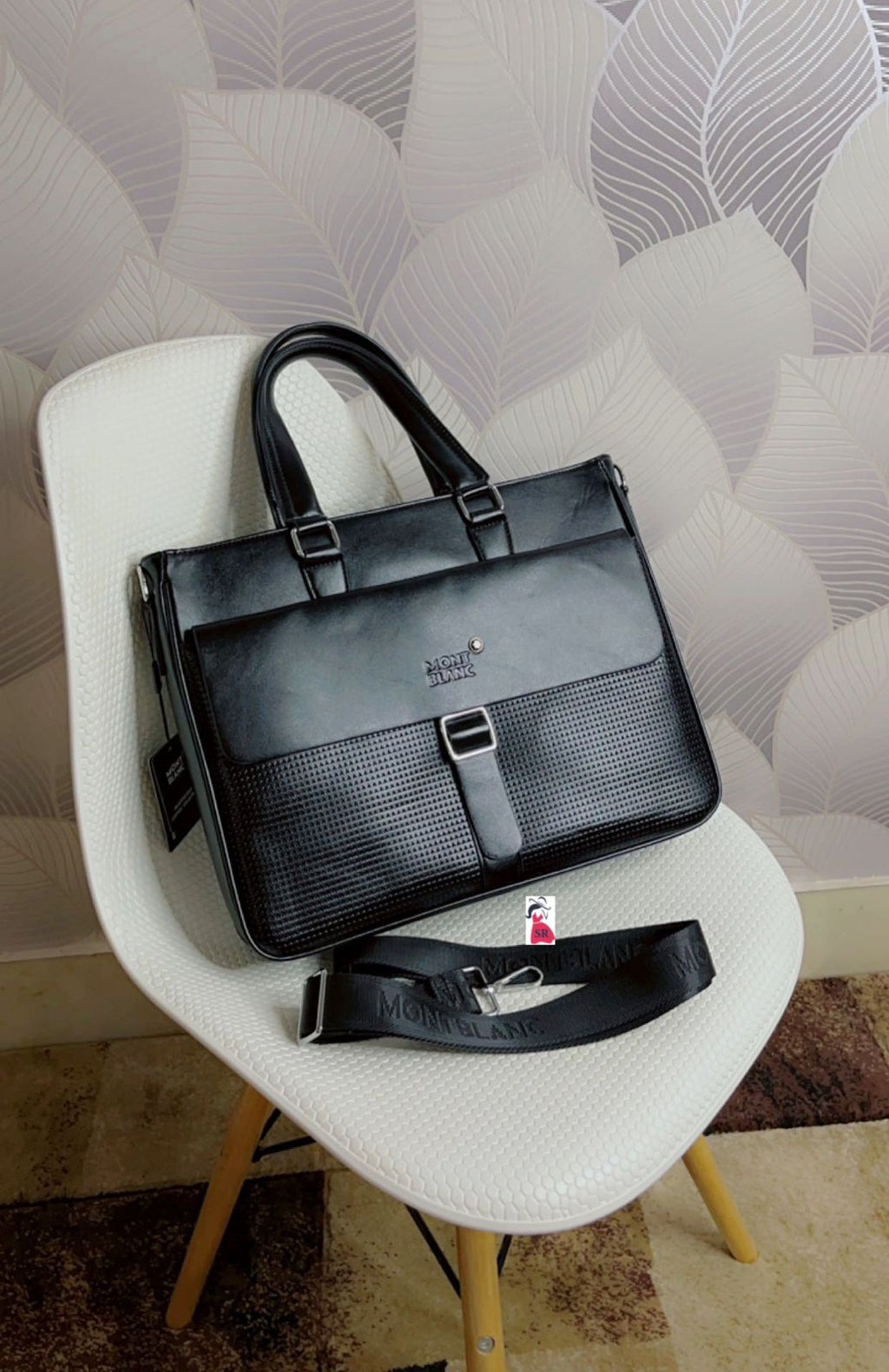 MB LEATHER LAPTOP BAG
