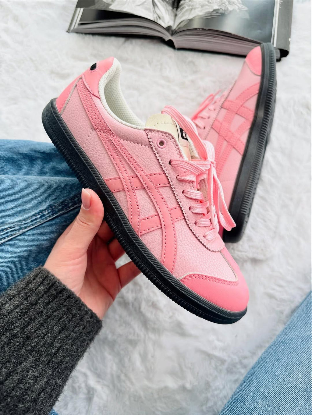 Onitsuka tiger tokuten custom pink