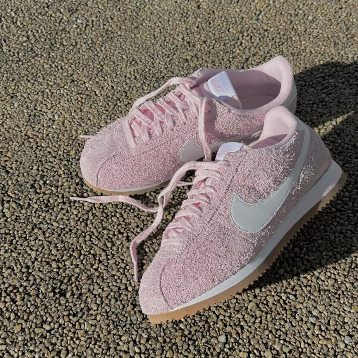 Cortez pink foam shoe