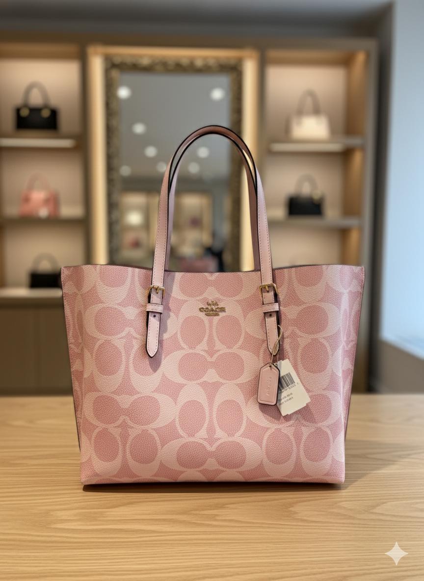 PINK TOTE BAGS FOR HER