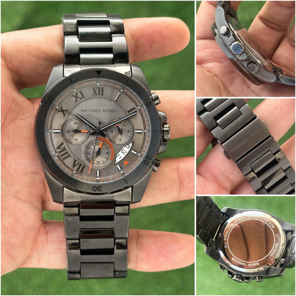 Gray dial men watch